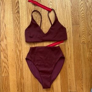 Left on Friday Swimsuit NWT Top, Size - M & Bottom, Size - Small